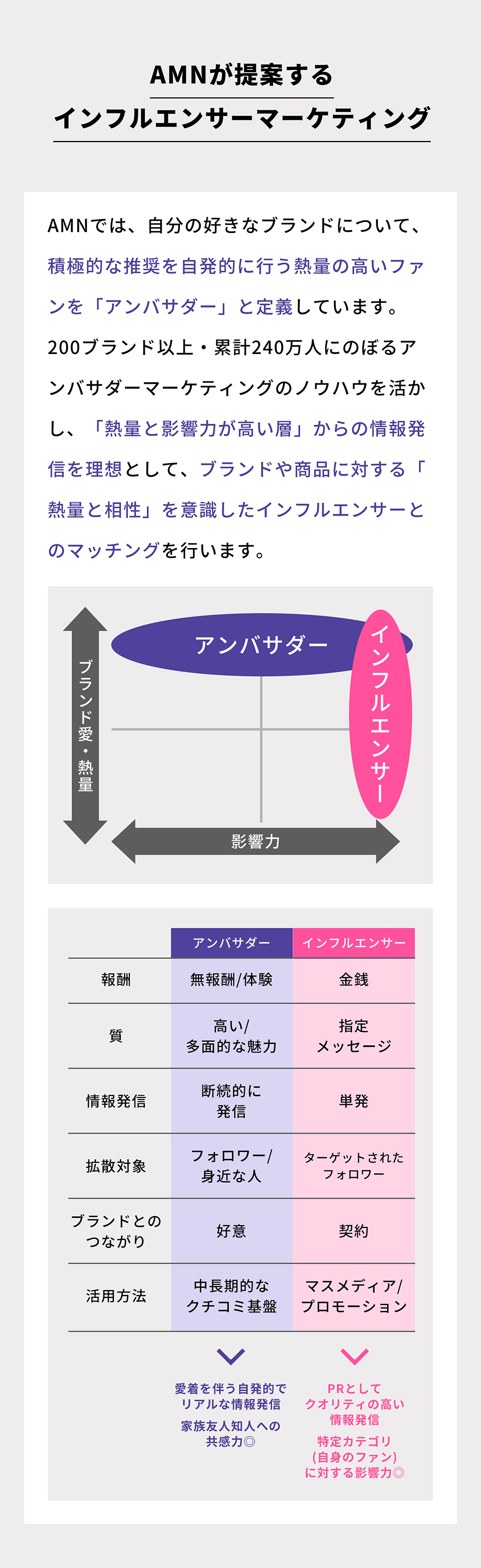 AMNが提案するインフルエンサーマーケティング